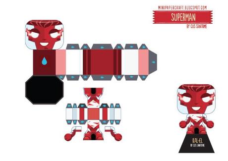Blog_Paper_Toy_papertoys_Superman_Costumes_template7_preview Superman Costumes de Gus Santome (x 7)