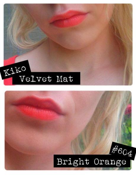 Kiko Velvet Mat Bright Orange