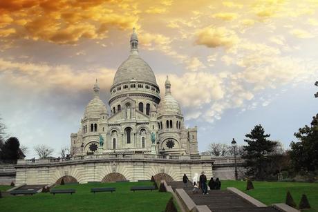 Le sacré coeur Un belle endroit où admirer le feu d'artifice