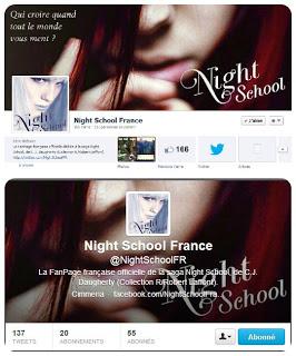 Une FanPage française et un Trailer pour Night School de C.J. Daugherty !