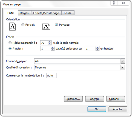 Mise en page impression