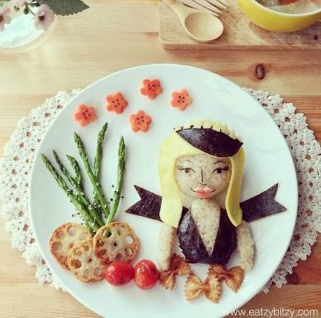 Des assiettes amusantes pour les enfants Nicki Minaj