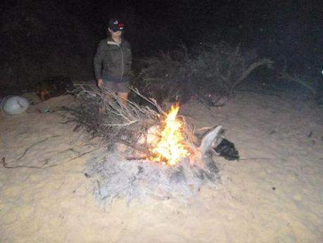 Camping à Kef Abed feu de camp kef abed