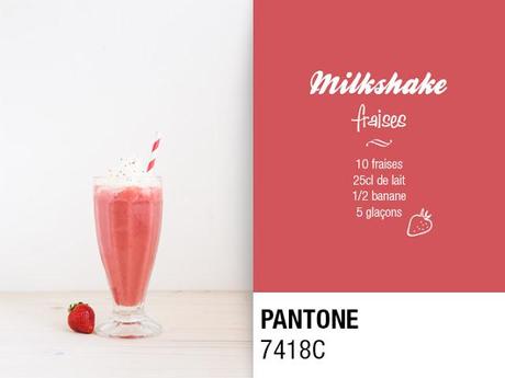 La palette Pantone de Milkshake