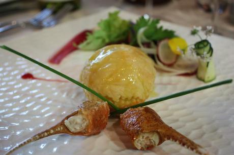 La Closerie - Tourteau, grecque de jeunes légumes La Closerie Tourteau grecque de jeunes légumes