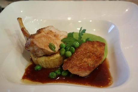 La Closerie - Pintade, foie gras, petits pois La Closerie Pintade foie gras petits pois