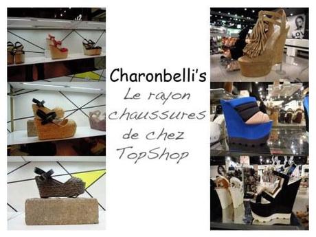 Le rayon chaussures de chez TopShop (1)- Charonbelli's blog mode