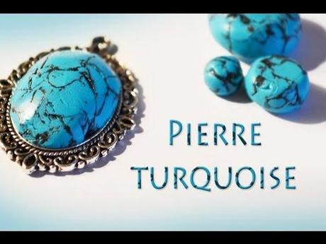 Tuto vidéo : Pierres turquoises en pâte Fimo Image de prévisualisation YouTube