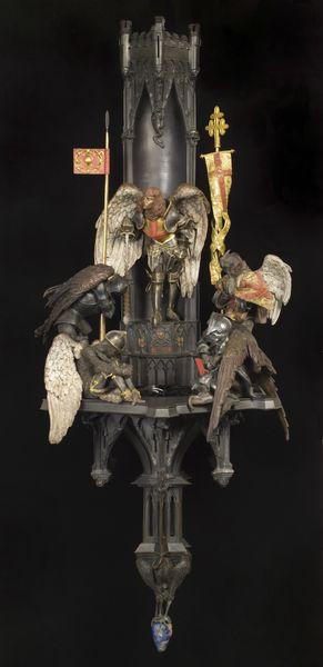 Félicie de Fauveau, amazone de la sculpture, exposition au musée d'Orsay feliciefauveaulampe_saint_michel1