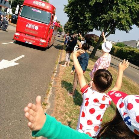 A Laval, sur la route du Tour