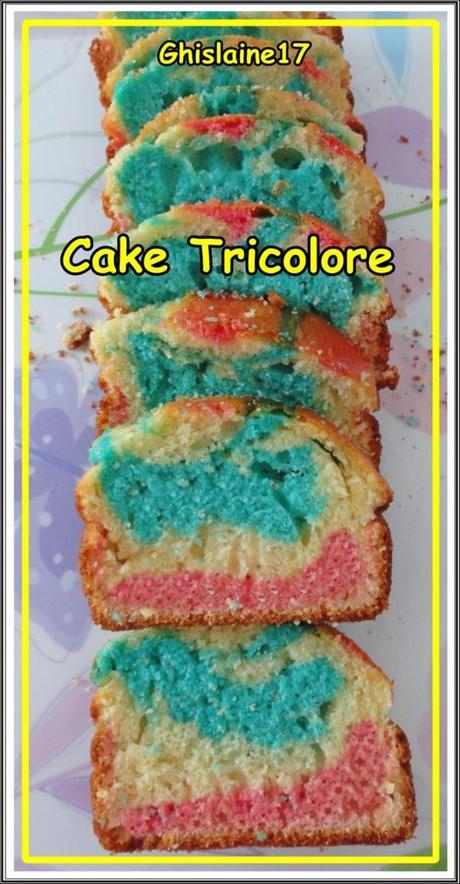 Cake (au yaourt) Tricolore