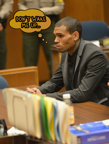 Chris Brown risque 4 ans de prison pour délit de fuite !