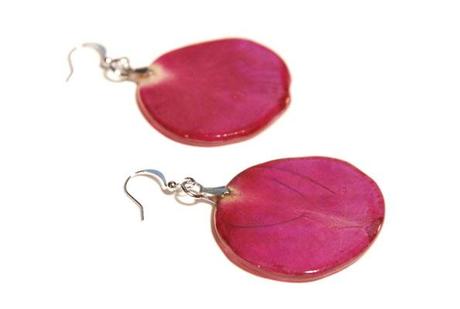 Boucles d'oreilles de pétales de fleurs Corteza Des idées cadeaux pour la St-Valentin