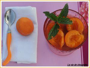 ABRICOTS A LA CREME DE MÛRES abricots crème de mures 18