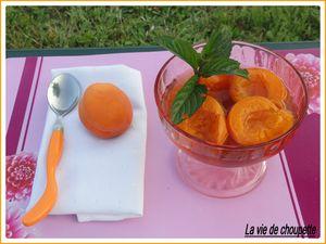 ABRICOTS A LA CREME DE MÛRES abricots crème de mures 21