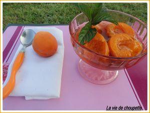 ABRICOTS A LA CREME DE MÛRES abricots crème de mures 16