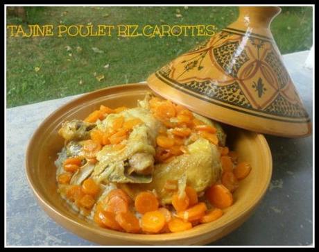 Mise à l'honneurs N°7 Tajine de poulet/carotte/riz