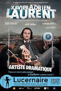 Xavier-Adrien Laurent, Artiste Dramatique