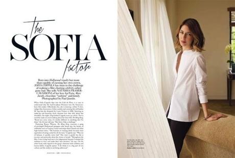 Sofia Coppola cover girl du Vogue Australie...