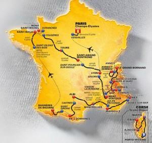 Tour de France 2013 : L’arrivée sur les Champs-Elysées en direct ce soir sur France 2 Le parcours du tour de france 2013
