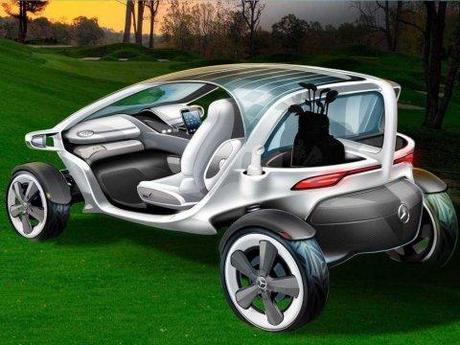 Mercedes a sa propore vision de la voiturette de Golf Mercedes a sa propore vision de la voiturette de Golf