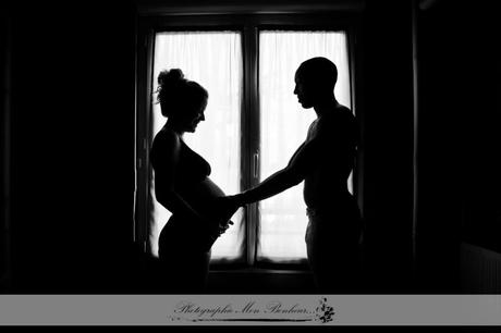 Photographe de maternité à Alfortville 94 – Séance grossesse à domicile & Portrait de couple en extérieur – Candice