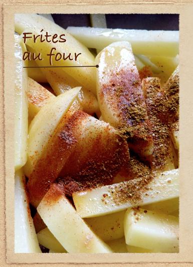 Frites aux épices cuites au four Frites au four aux épices 4
