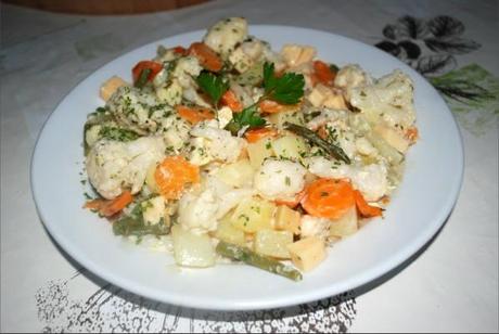 Salade végétarienne aux légumes salade végétariènne5