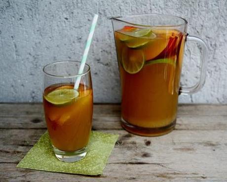 Laits végétaux, crèmes au chocolat paléo et petits desserts : Recettes de la semaine S30/2013 cocktail gingembre nectarine