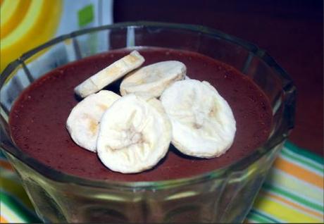 Mousse au chocolat facile avec banane séchée mousse au chocola et banane séchée2