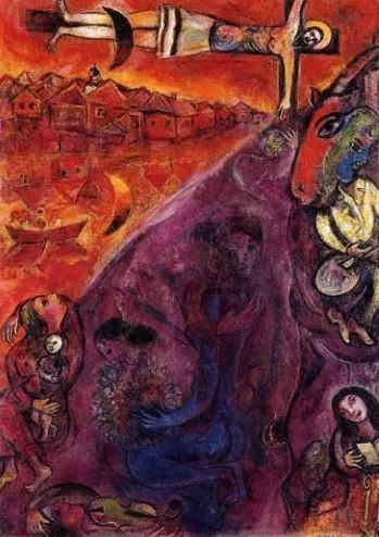 Chagall entre guerre et paix, au Musée du Luxembourg (Paris 6) Résurrection au bord du fleuve