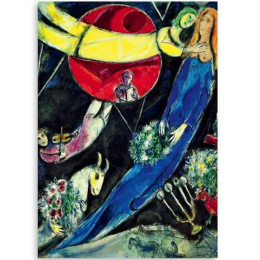 Chagall entre guerre et paix, au Musée du Luxembourg (Paris 6) monde rouge et noir