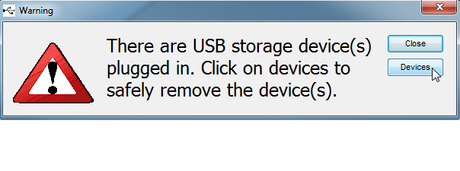 Comment faire pour ne pas oublier une clé USB ? usb alert1 Comment faire pour ne pas oublier une clé USB ?