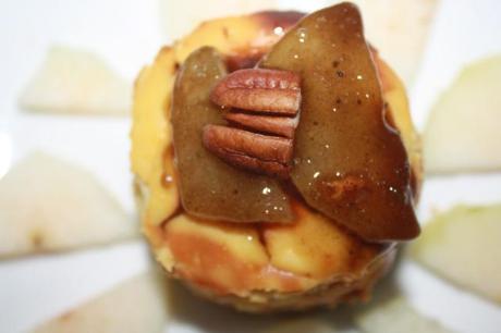 Cheesecake – Spéculoos et poires caramélisées