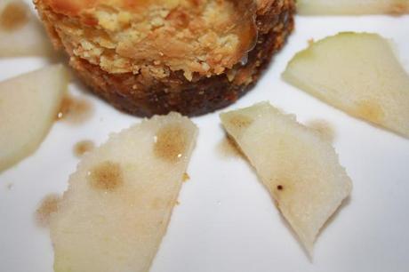 Cheesecake – Spéculoos et poires caramélisées