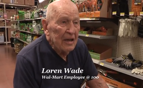 Loren Wade A 101 ans, il est le plus vieux travailleur d’Amérique