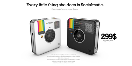 HIGH-TECH : L’appareil photo Instagram-Polaroid. Prix et date de sortie !