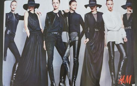 Wanted : la BLACK  collection  d'H&M; 2013 2014
