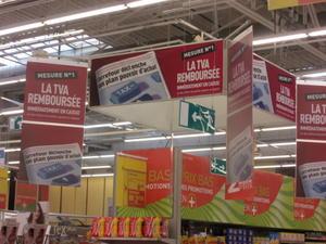 Montrer sa compétitivité prix en magasins (1) : Carrefour
