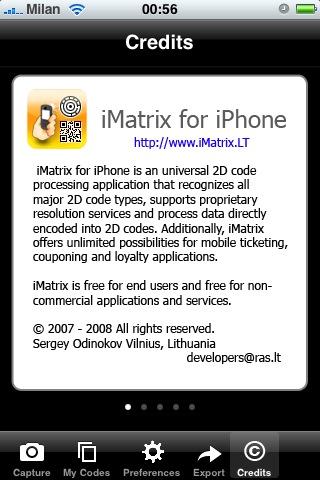 iMatrix sur iPhone c’est quoi?