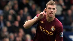 Man City : Dzeko en pleine bourre Edin Dzeko est en pleine confiance.
