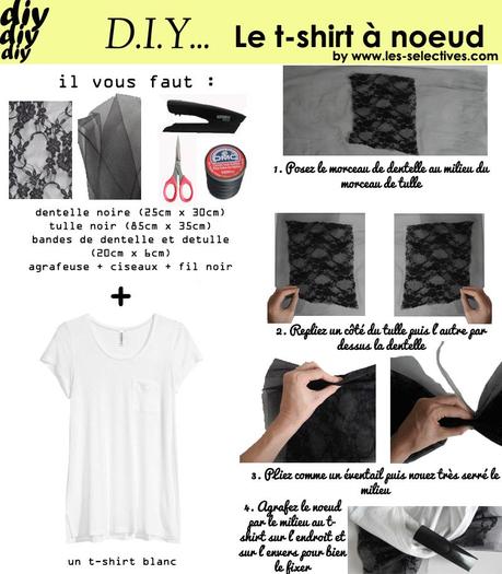 DIY du vendredi #8 : le t-shirt à noeud | À Découvrir