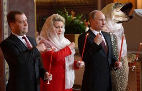 Opposition en Russie : le brochet de Poutine, blague de l'été Opposition en Russie : le brochet de Poutine, blague de l'été