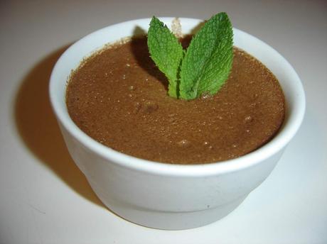 Pot de créme chocolat, menthe Pot de créme chocolat, menthe