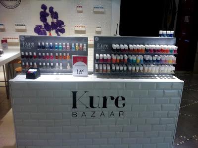 Le nail bar éphémère Kure Bazaar aux Galeries Lafayette