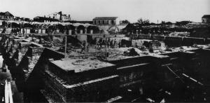 Les citernes de Sant' Andrea lors de la construction - 1882