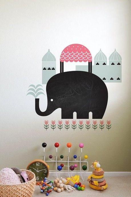 Des motifs décoratifs pour chambres d'enfants