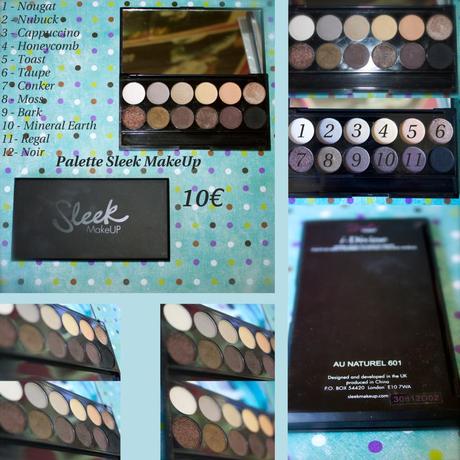 Zoom sur mes palettes Sleek Makeup Sleek Au Naturel