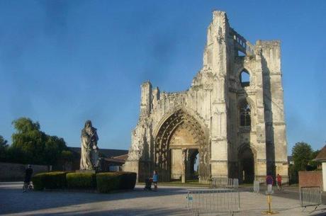 Les ruines de l'abbaye Saint-Bertin à Saint-Omer