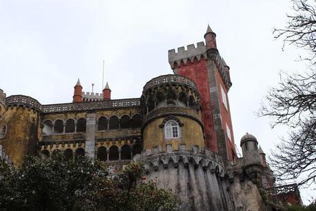 voyage,lisbonne,portugal,sintra,palais de pena,château des maures